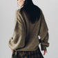 dalmatian shaggy knit(unisex)/beige