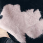 2way shaggy flower knit(unisex)/black