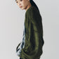 dalmatian shaggy knit(unisex)/green