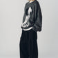 dalmatian shaggy knit(unisex)/gray