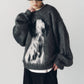 dalmatian shaggy knit(unisex)/gray