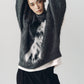 dalmatian shaggy knit(unisex)/gray