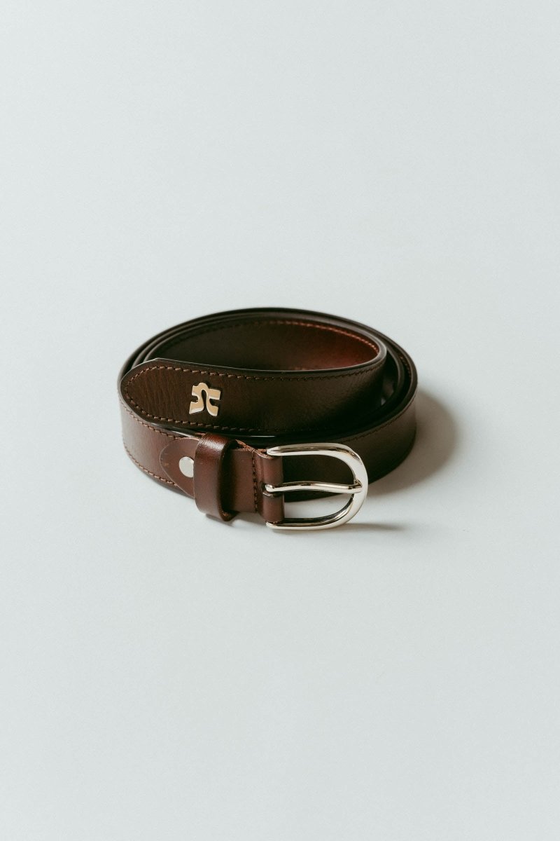 Kmotif leather belt/2color - KNUTH MARF