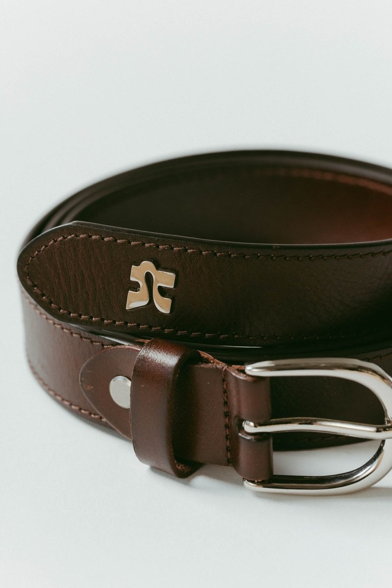 Kmotif leather belt/2color - KNUTH MARF