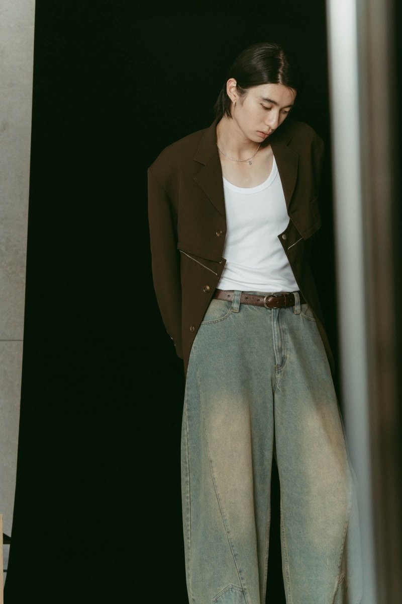 Kmotif leather belt/2color - KNUTH MARF