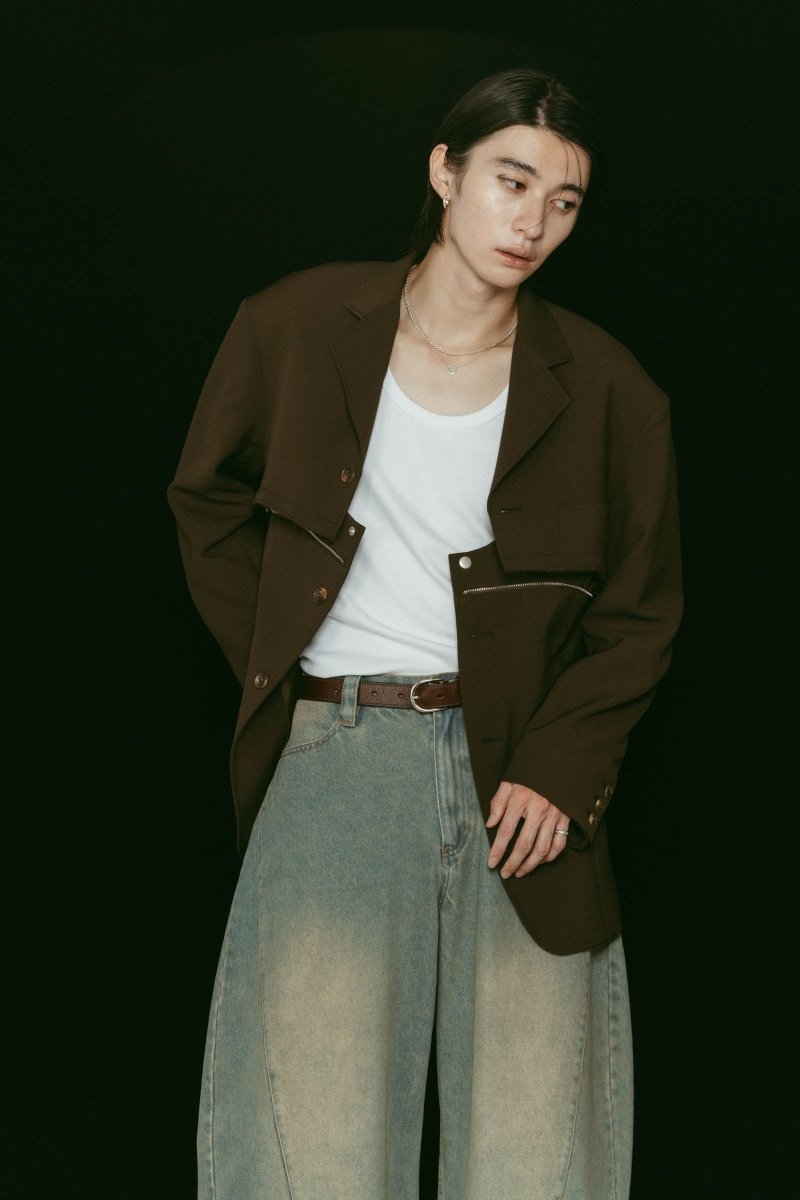 Kmotif leather belt/2color - KNUTH MARF