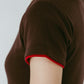 layered crewneck tee/4color