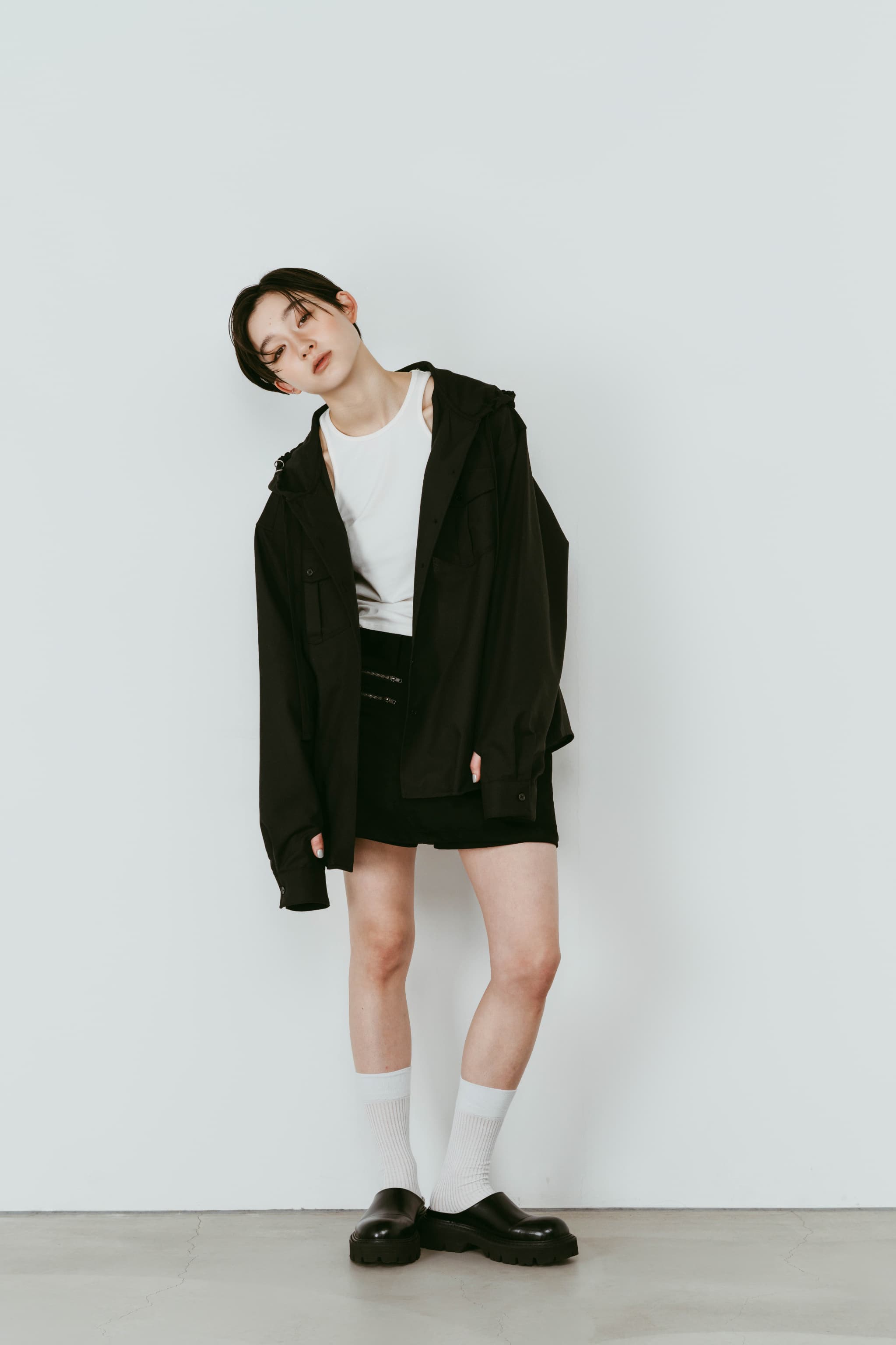 UV protection hoodie(unisex)/black | KNUTH MARF