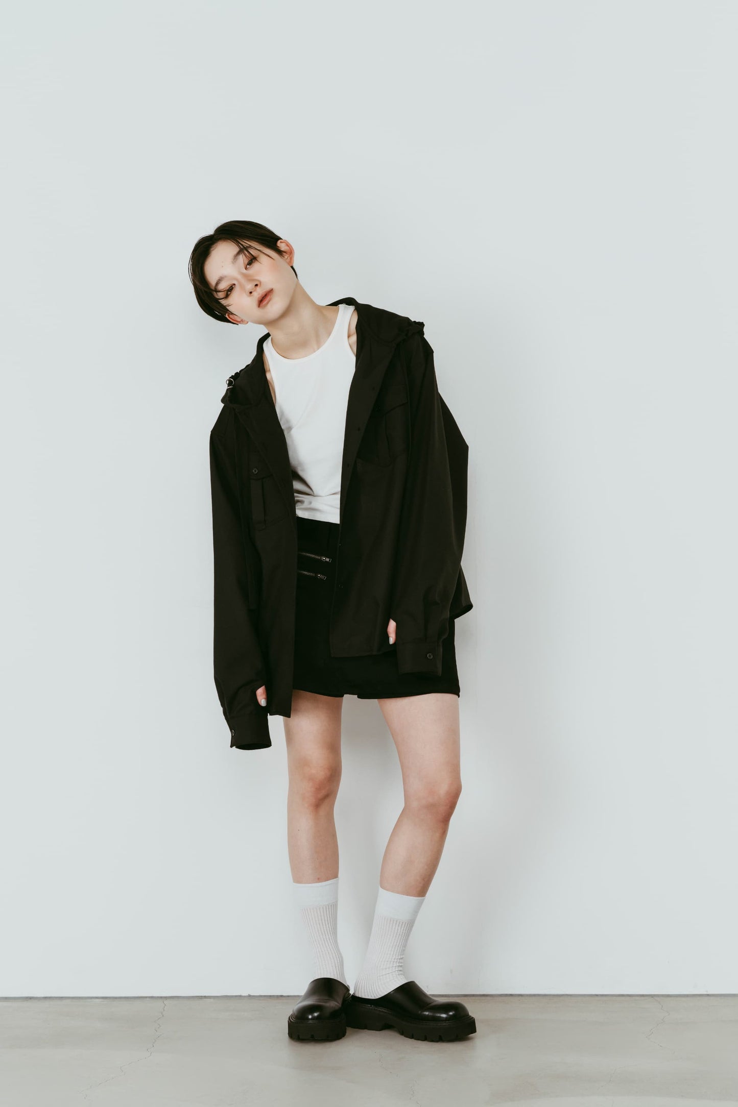 UV protection hoodie(unisex)/black