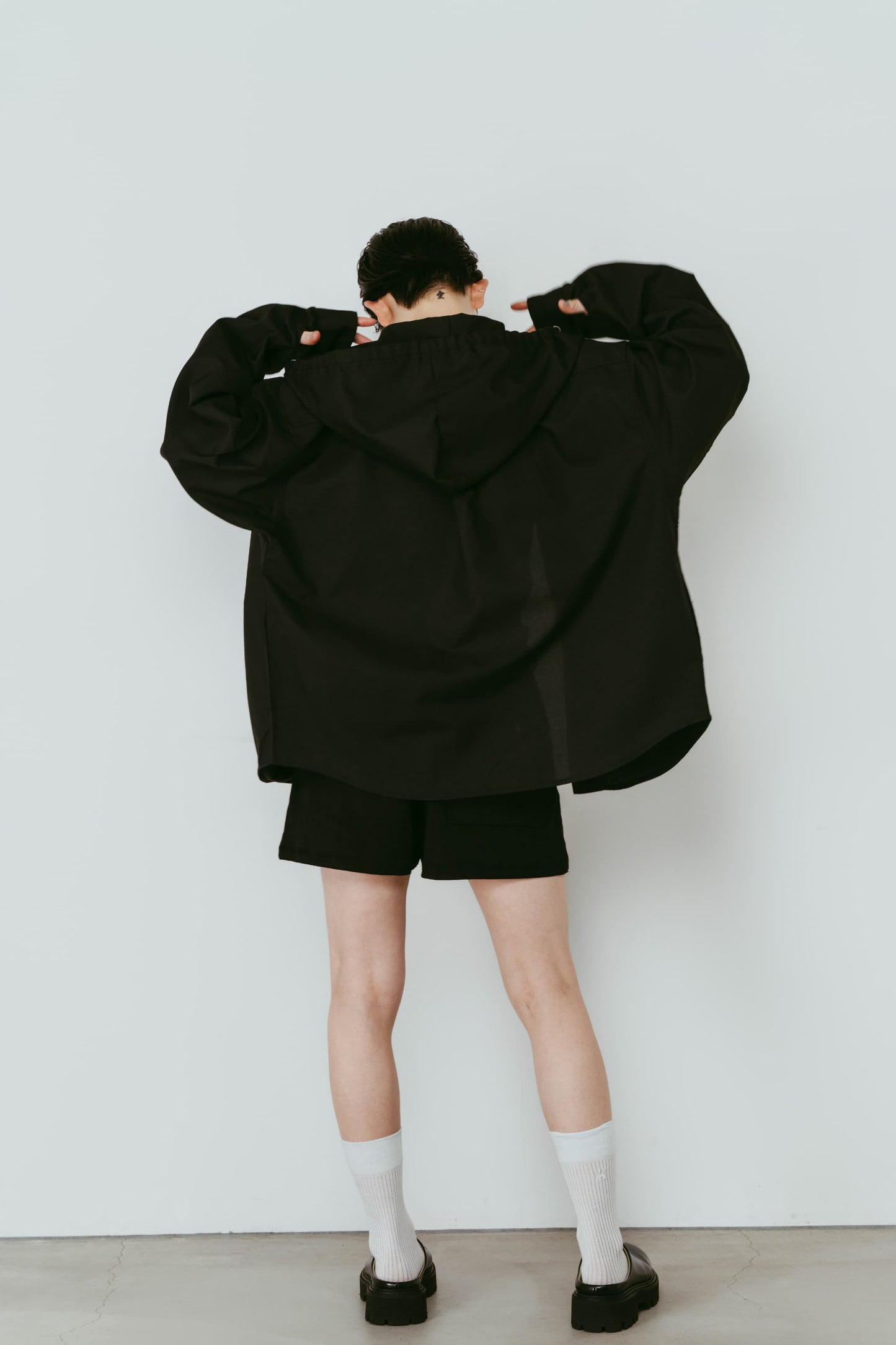 UV protection hoodie(unisex)/black