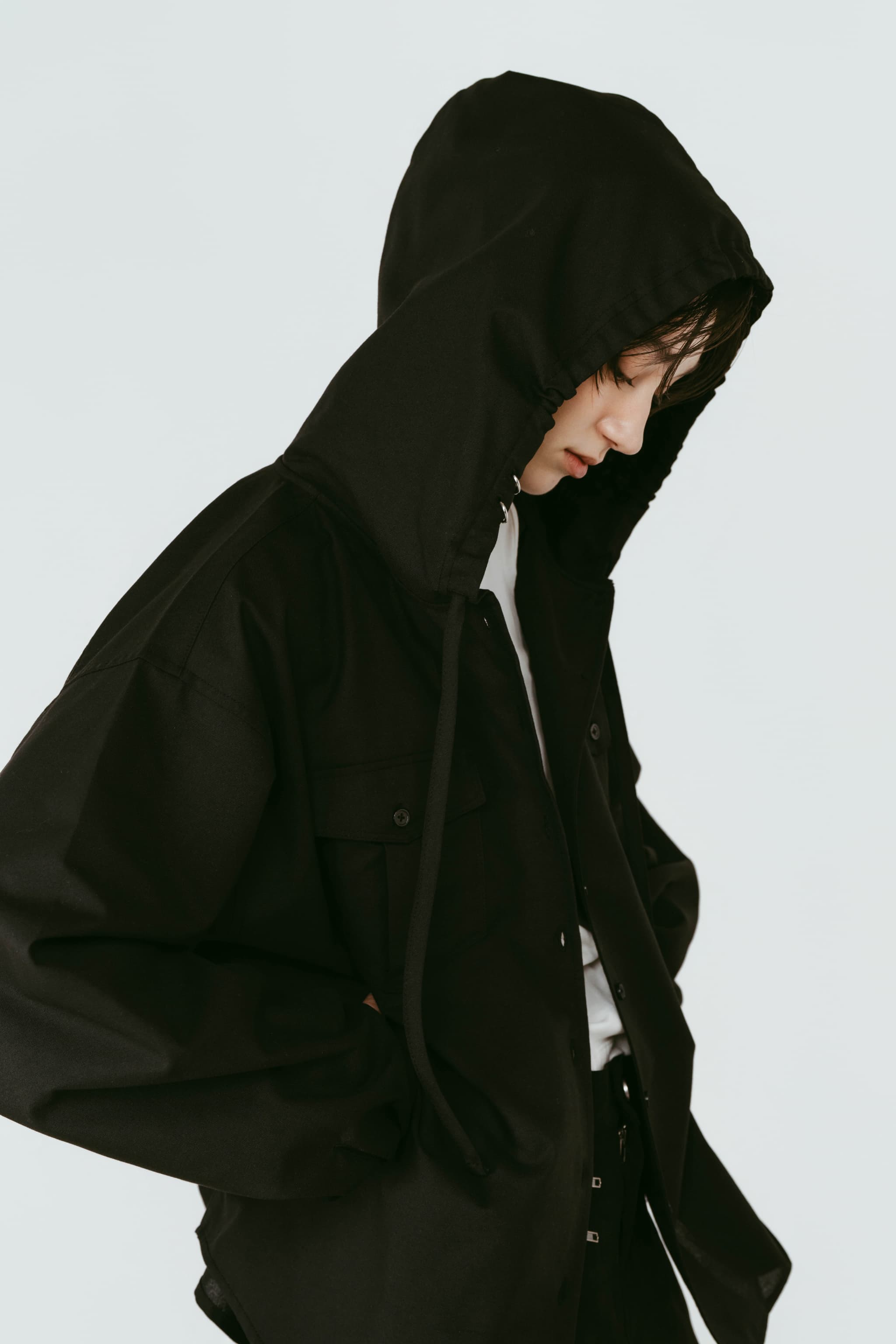 UV protection hoodie(unisex)/black | KNUTH MARF