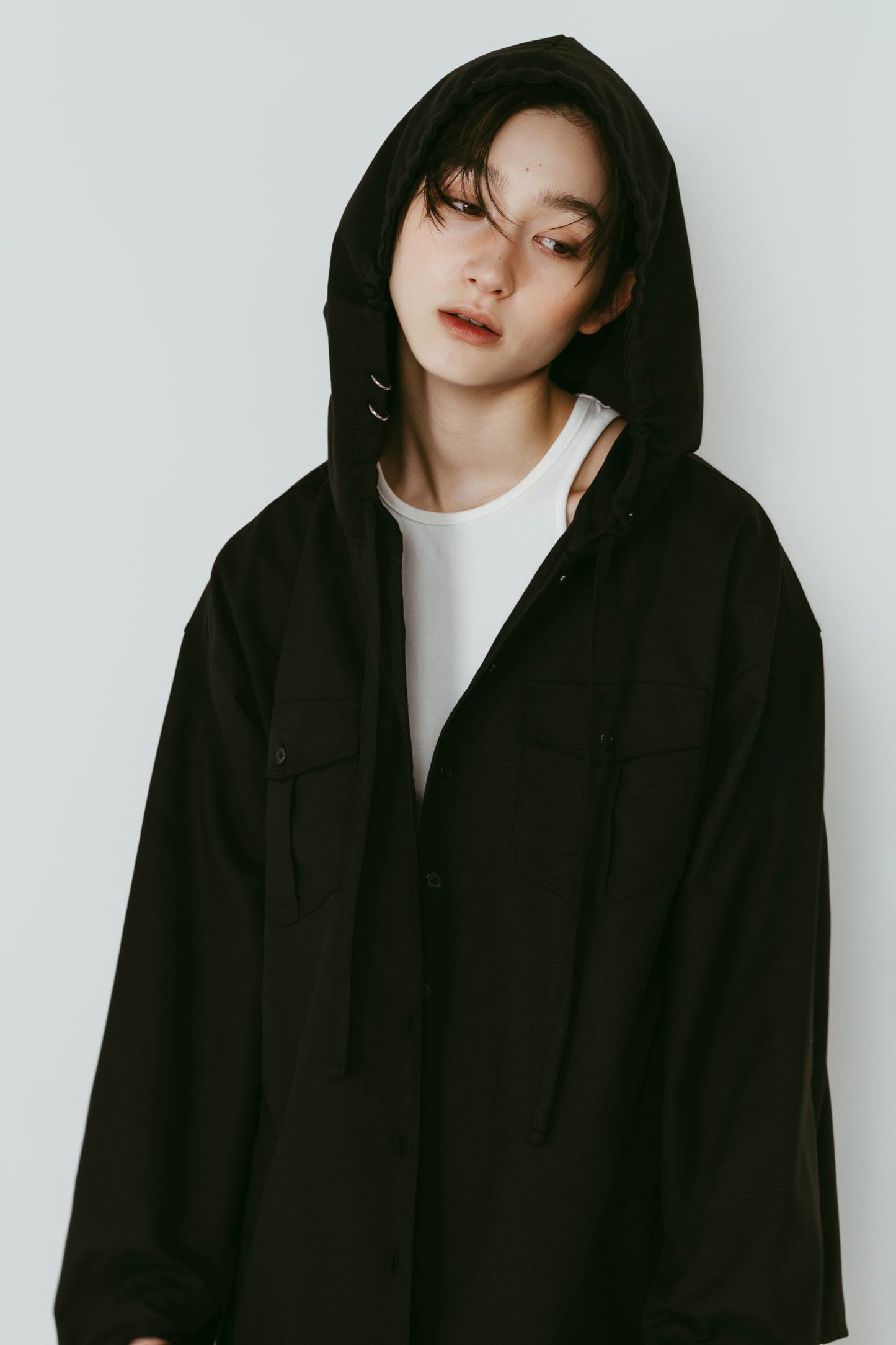 UV protection hoodie(unisex)/black