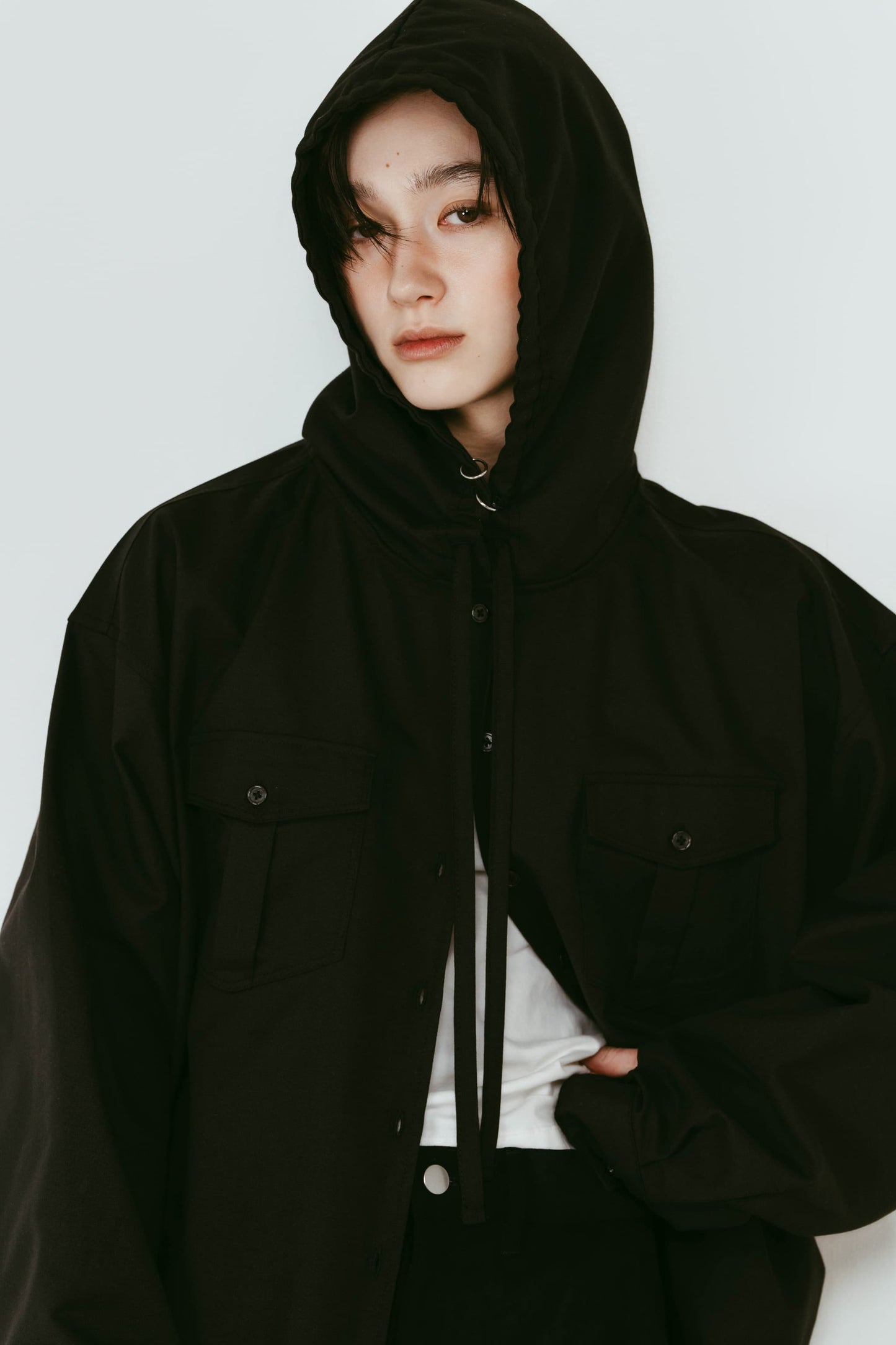UV protection hoodie(unisex)/black
