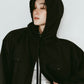 UV protection hoodie(unisex)/black