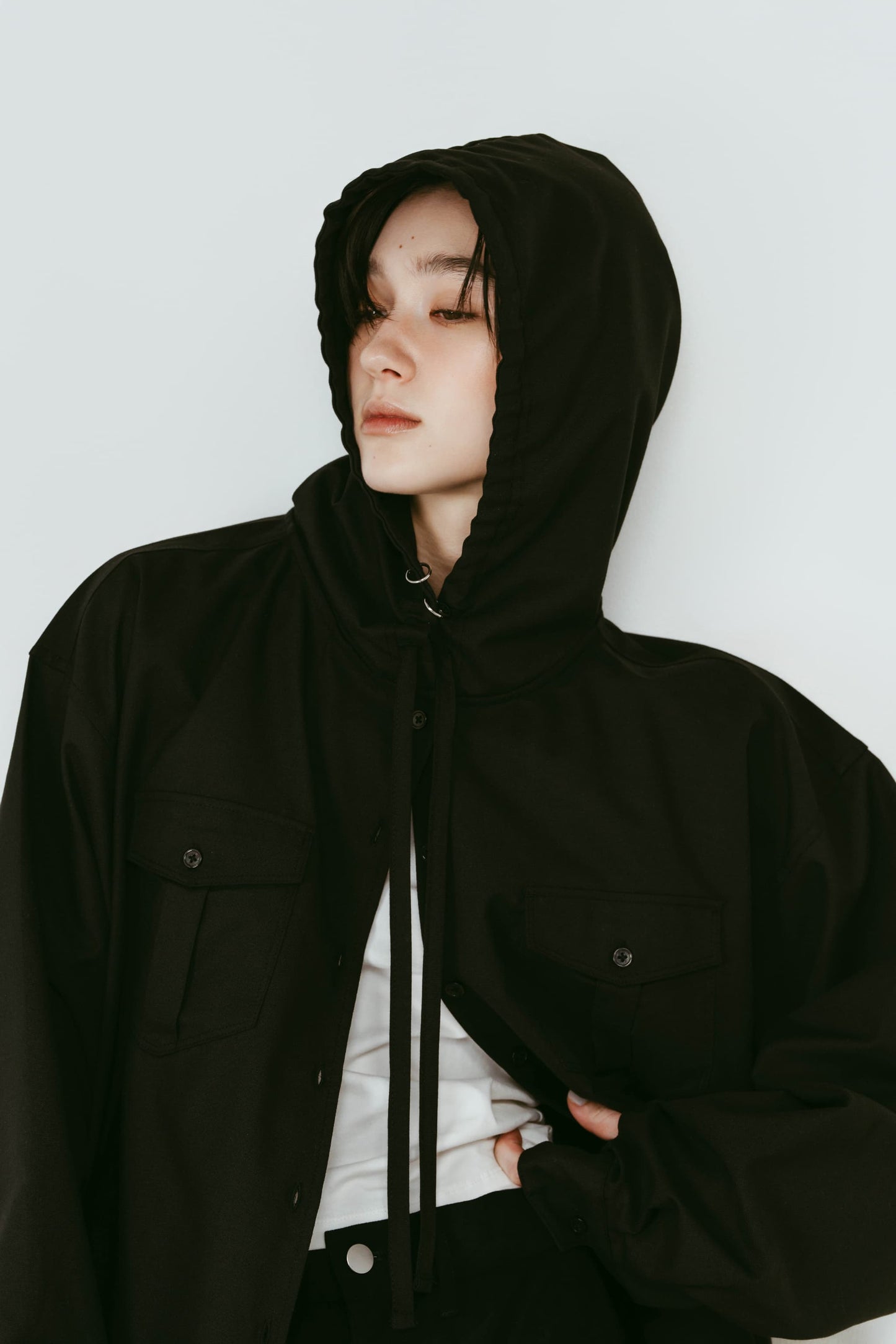 UV protection hoodie(unisex)/black
