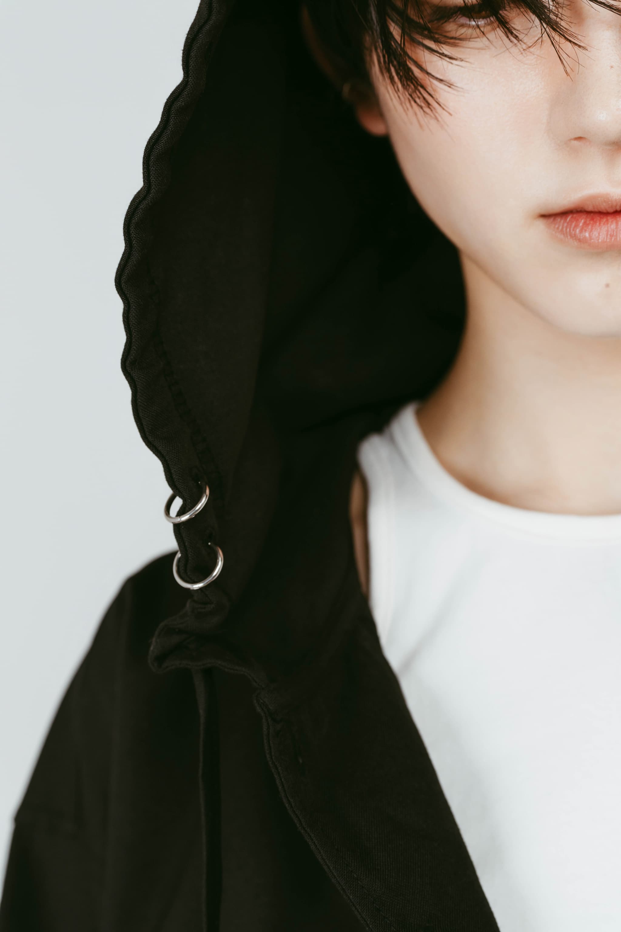 UV protection hoodie(unisex)/black | KNUTH MARF