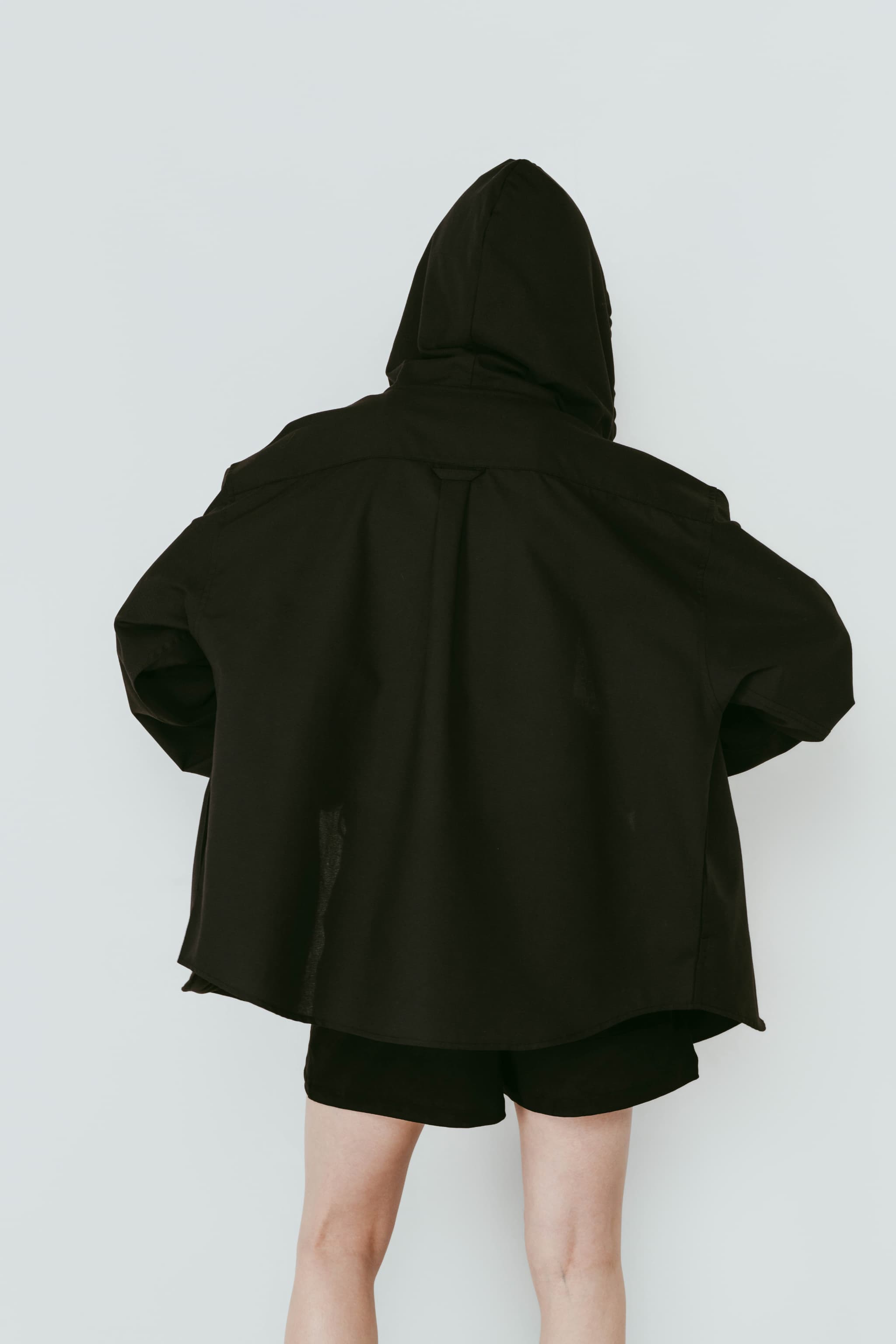 UV protection hoodie(unisex)/black | KNUTH MARF
