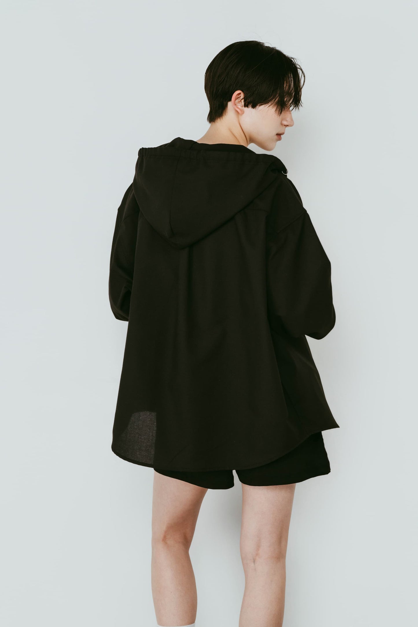 UV protection hoodie(unisex)/black