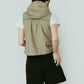 nylon hoodie/pistachio