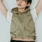 nylon hoodie/pistachio