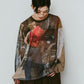 oji sheer long-sleeve tee(unisex)/oji