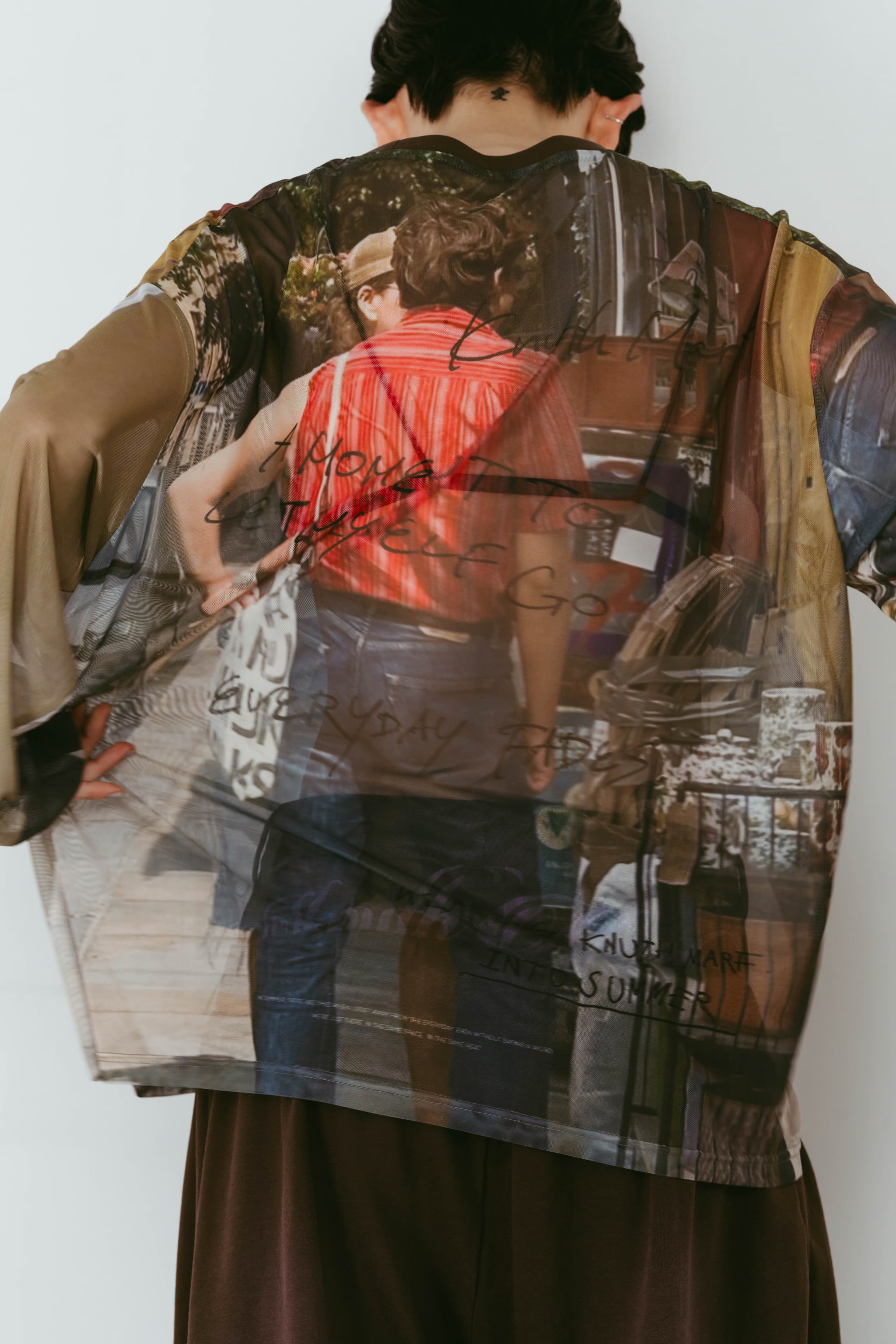 oji sheer long-sleeve tee(unisex)/oji | KNUTH MARF