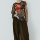 oji sheer long-sleeve tee(unisex)/oji