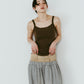 lace detail camisole/3color