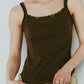 lace detail camisole/3color
