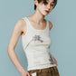 studded tank top/2color
