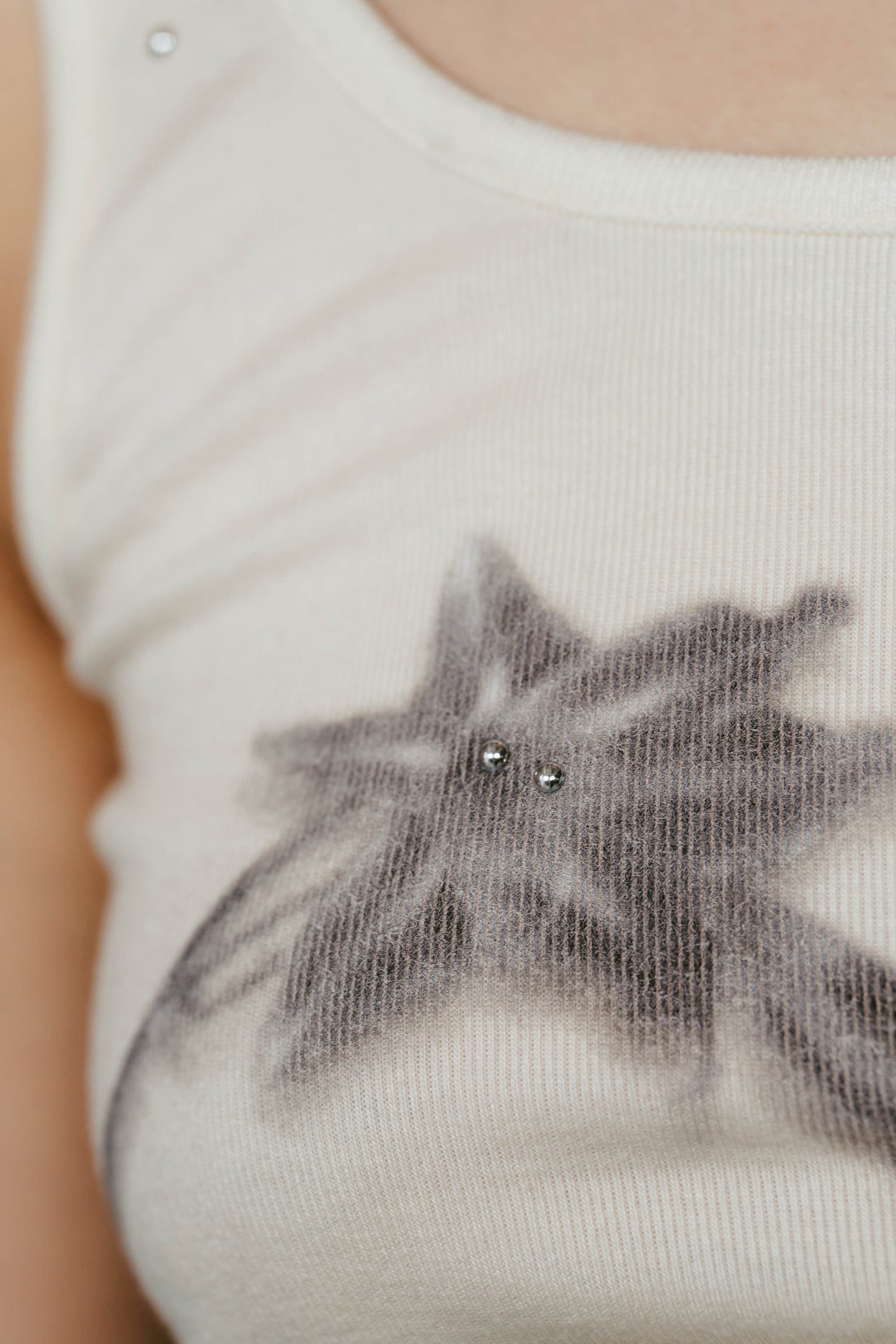 studded tank top/2color