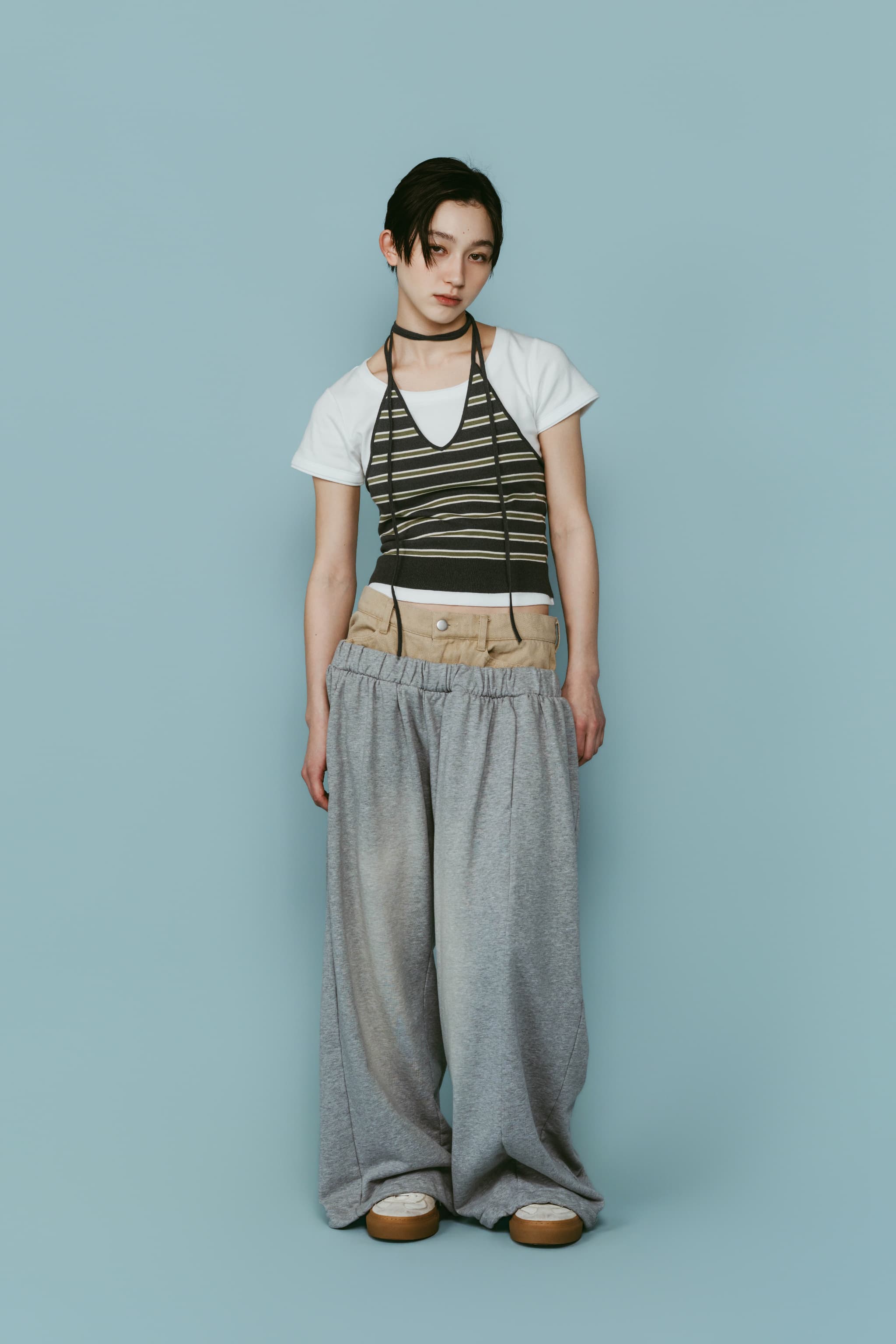 knit halter bustier/3color | KNUTH MARF