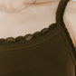 lace detail camisole/3color