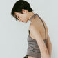 knit halter bustier/3color
