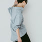 embroidered shirt(unisex)/stripe