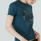 studded compact tee/blue