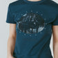 studded compact tee/blue