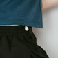 studded compact tee/blue