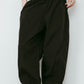 nylon easy pants(unisex)/black