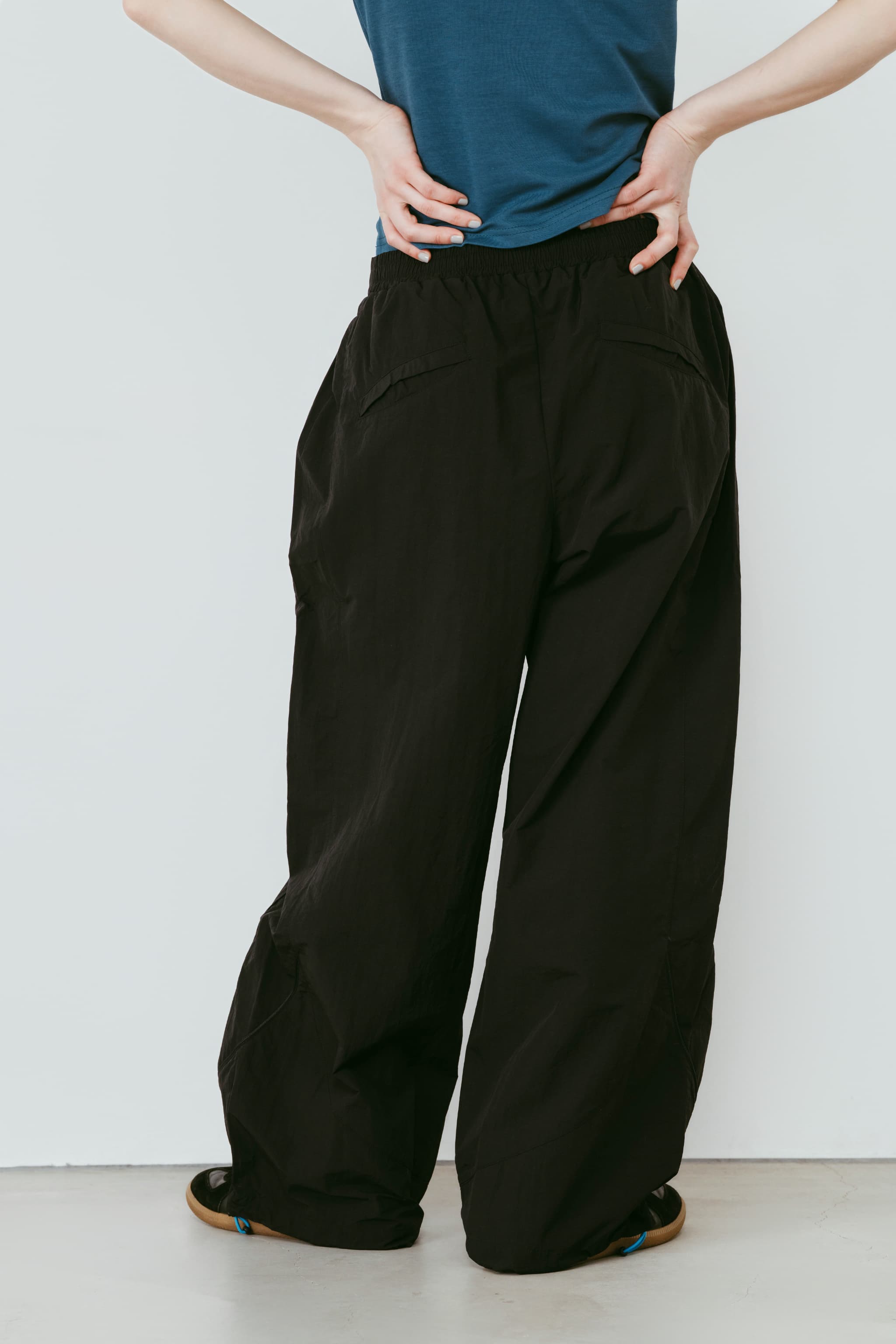 パンツ knuthmarf docking nylon pants (unisex) nylon easy pants(unisex)/black | KNUTH MARF