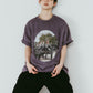 rhinestone graphic tee(unisex)/purple