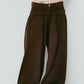 double-layer sweatpants(unisex)/brown