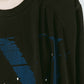 tuck detail oversized tee(unisex)/black