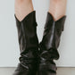 western belted boots/2color