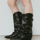 western belted boots/2color