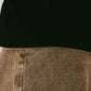 structured shoulder top/black