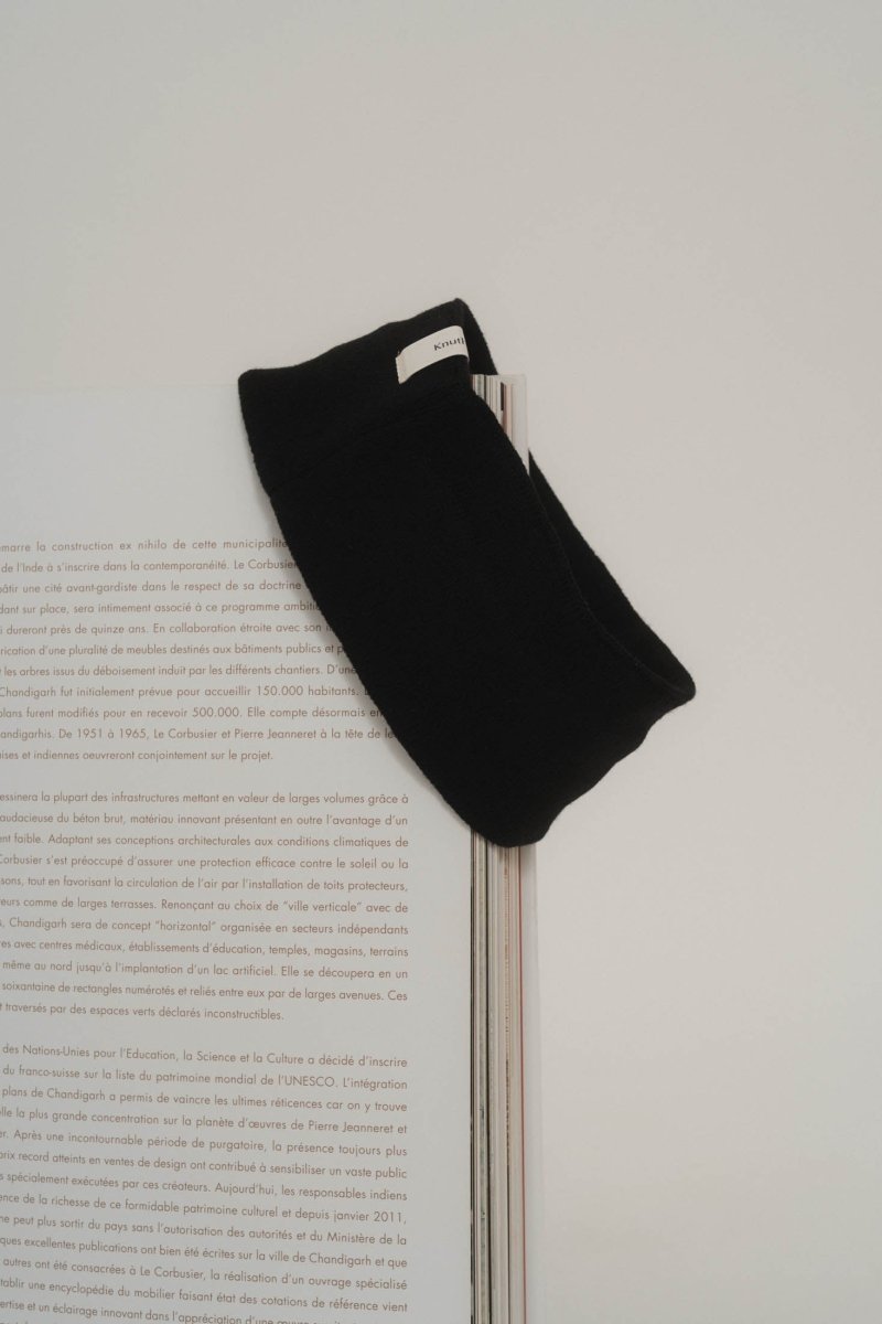 knit hair band/black - KNUTH MARF