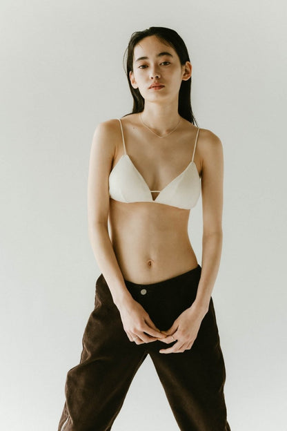 knit triangle bra/3color - KNUTH MARF