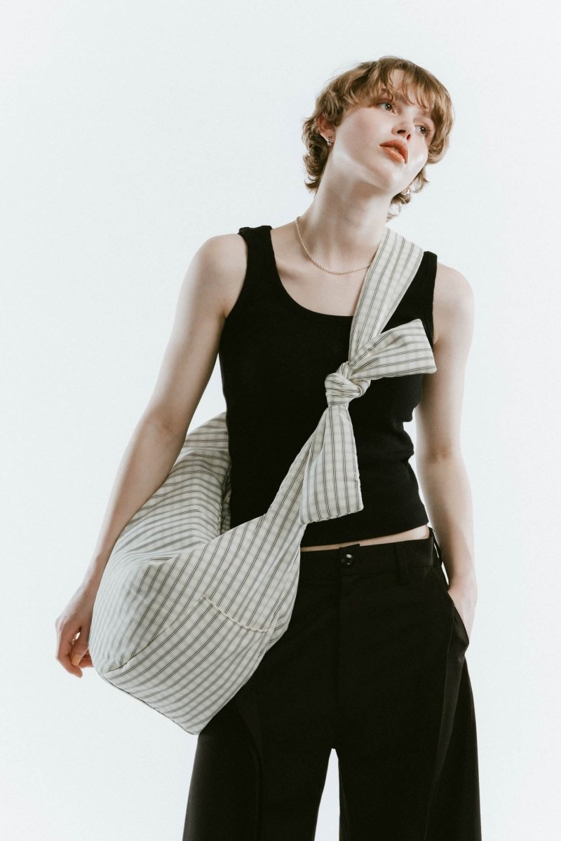 label checkered shirts bag/2color - KNUTH MARF