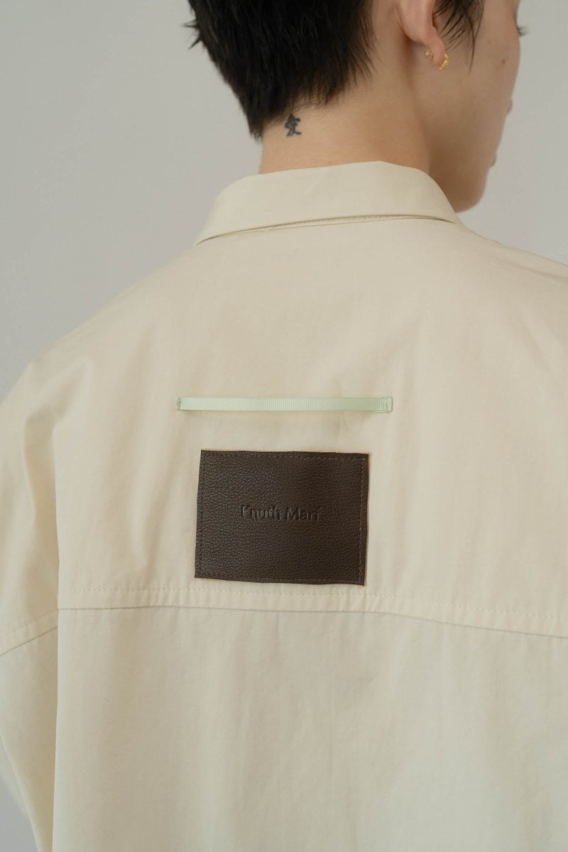 label over shirt(unisex)/yellow